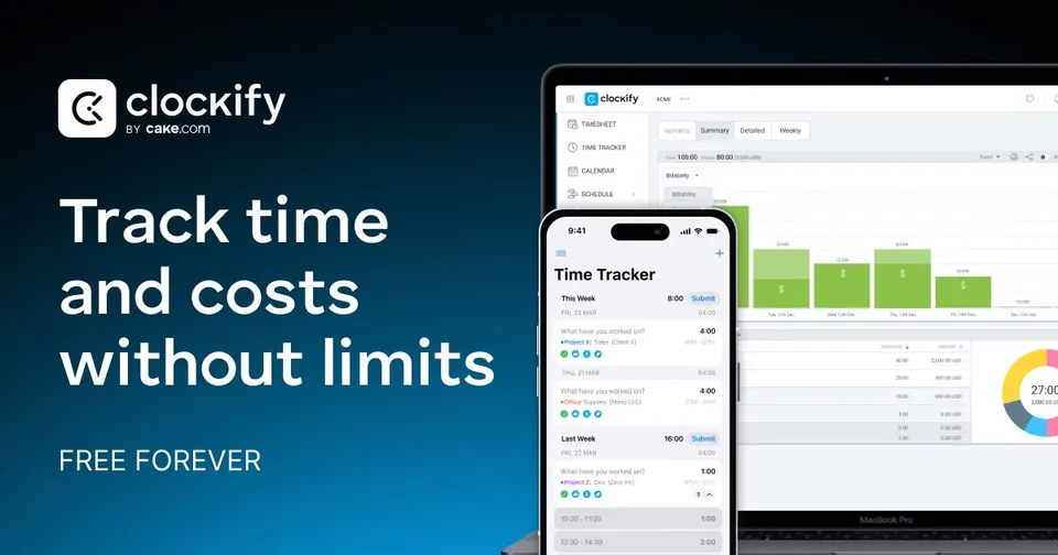 Clockify screenshot