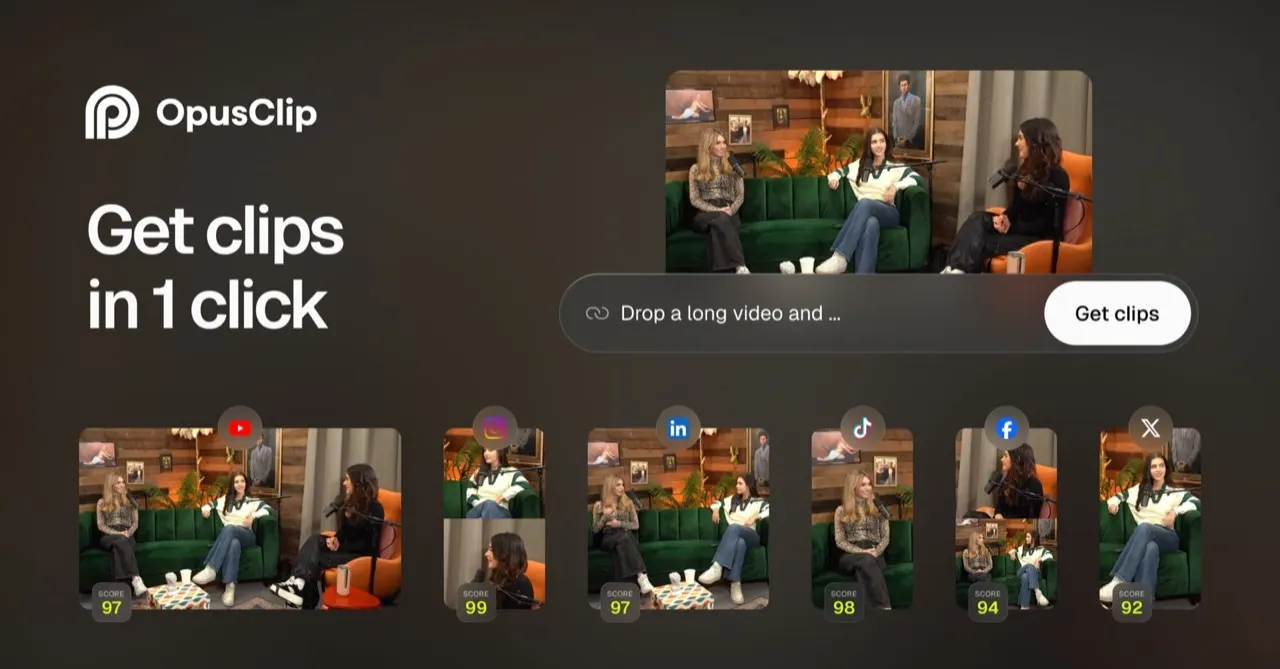 OpusClip screenshot